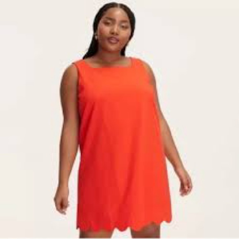 kate spade new york x Target Women's Scalloped Mini Shift Dress Red